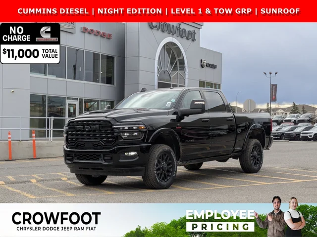 2026 RAM 3500 Limited - - 4x4 - 5th Wheel/Gooseneck Prep - 360 Cameras - Sunroof & More!