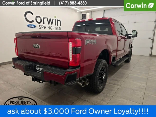 New 2026 Ruby Red Metallic Tinted Clearcoat Ford F-350® Lariat® image 8