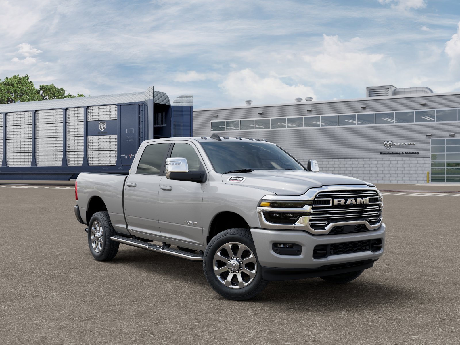 New 2026 Silver-Zynith Exterior Paint RAM Laramie image 4