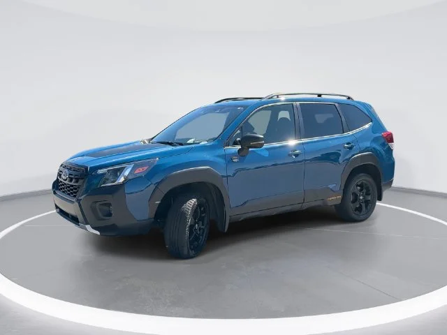 Used 2023 Blue Subaru Wilderness image 1