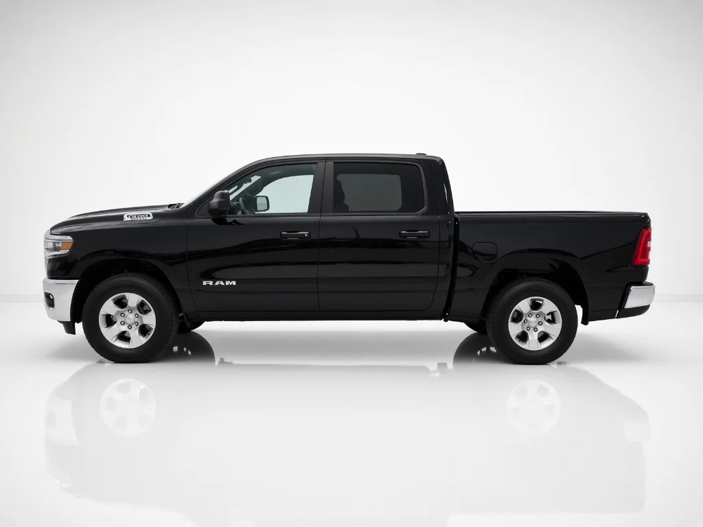 New 2026 Diamond Black Crystal Pearlcoat RAM Big Horn image 5