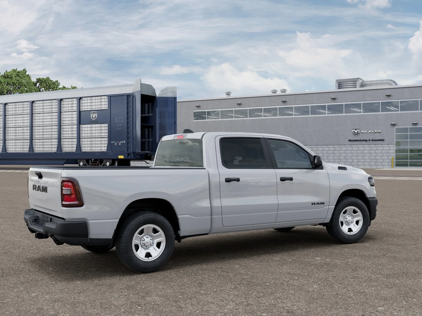 New 2026 Bright White Clear-Coat Exterior Paint RAM  image 2