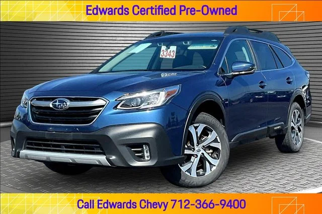 Used 2022 Blue Subaru Limited image 1