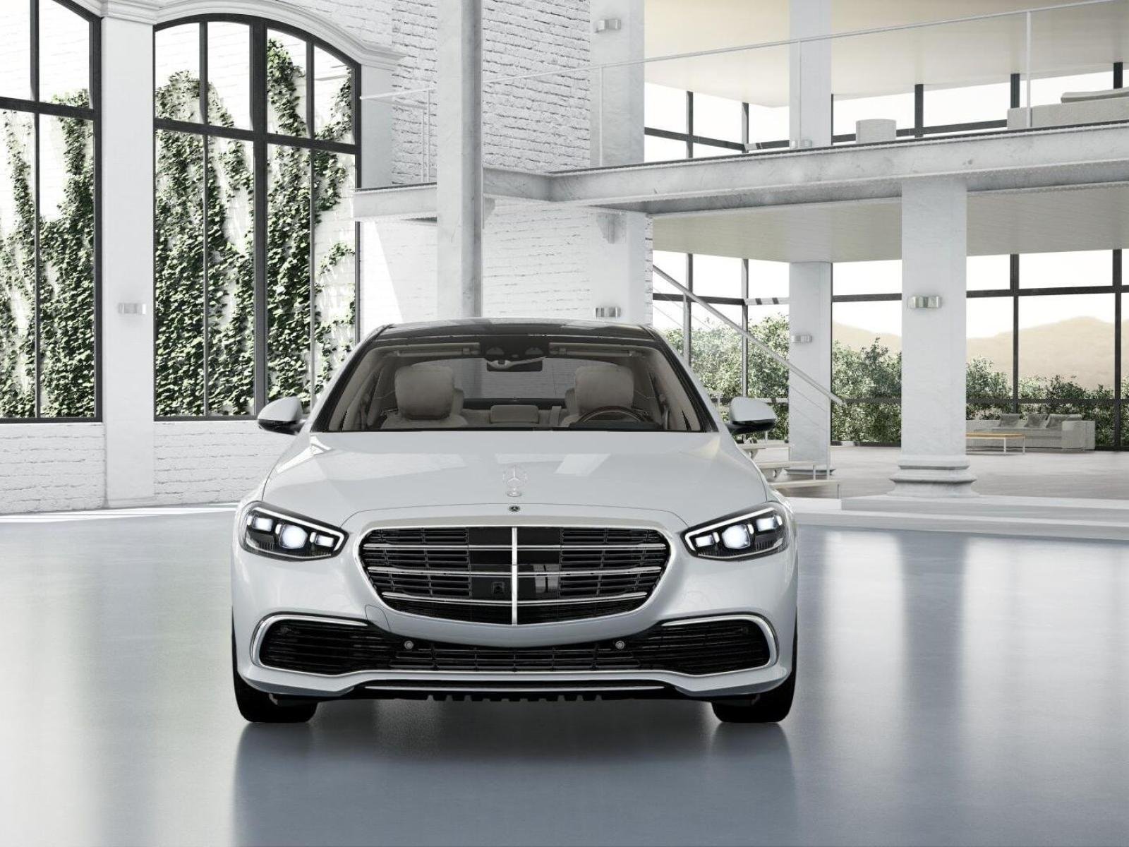 New 2026 MANUFAKTUR Moonlight White Metallic Mercedes-Benz S 580 image 7