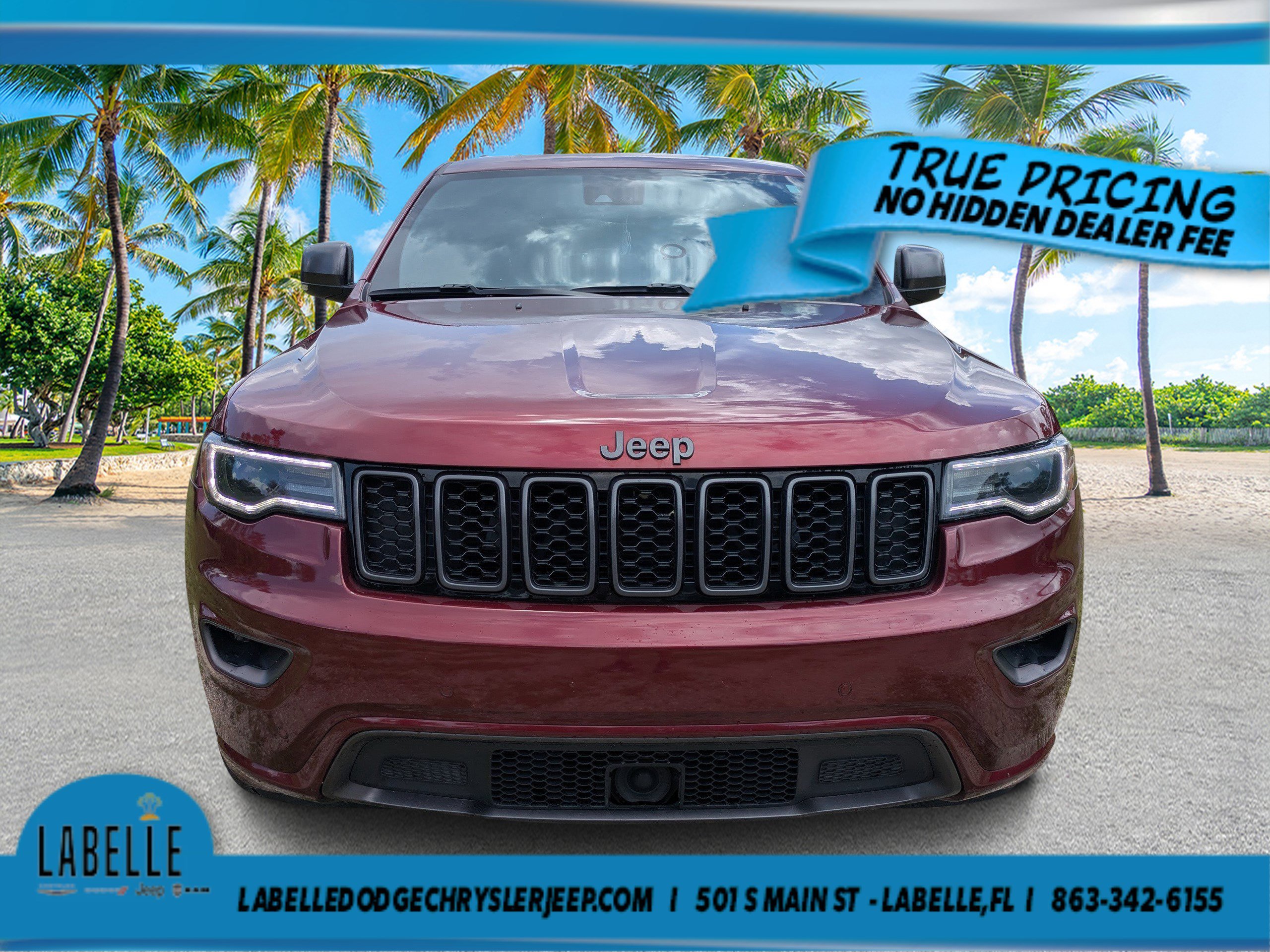 Used 2021 Velvet Red Pearlcoat Jeep 80th Anniversary image 8