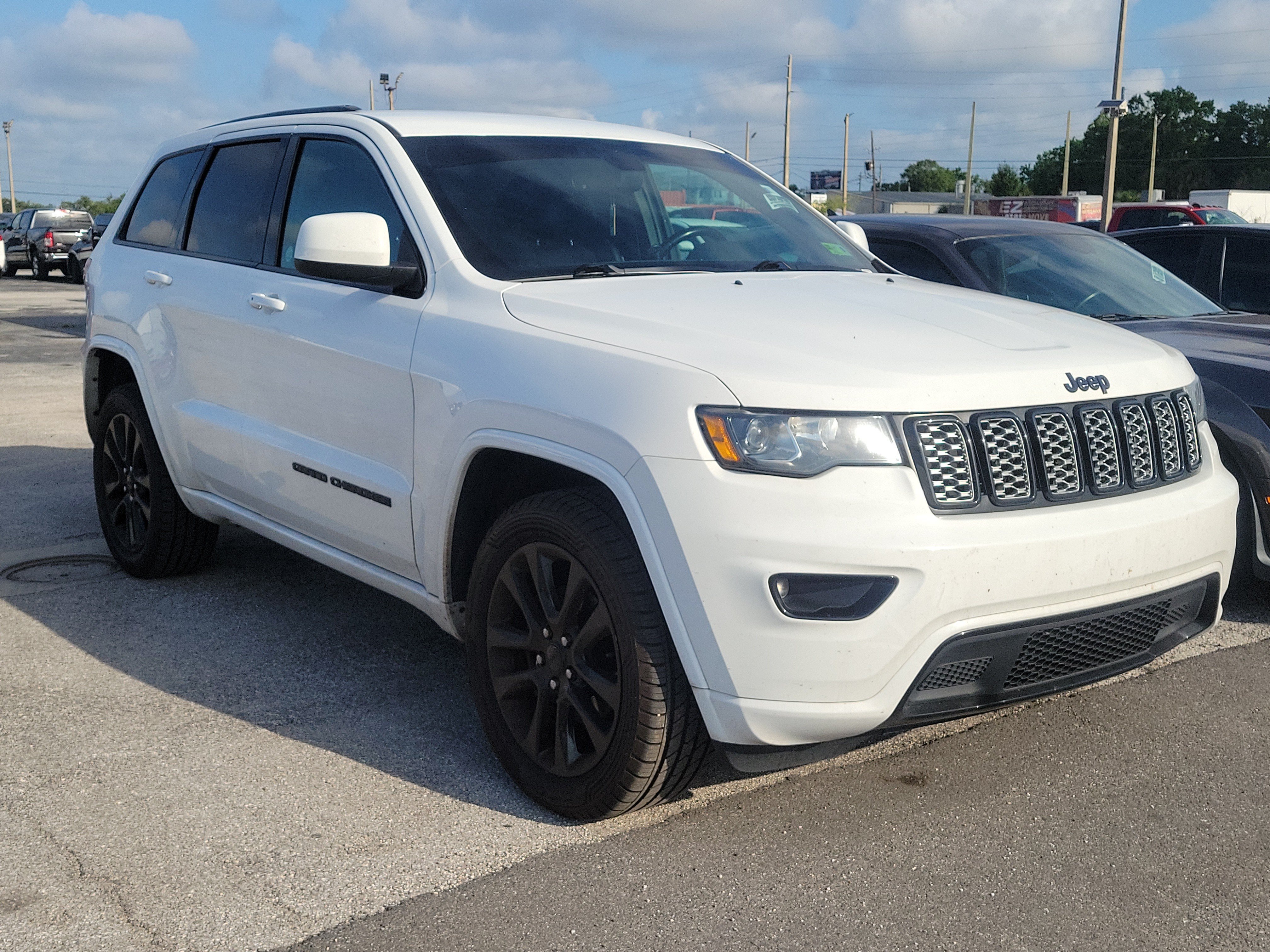 Used 2020 Bright White Clearcoat Jeep Altitude image 1