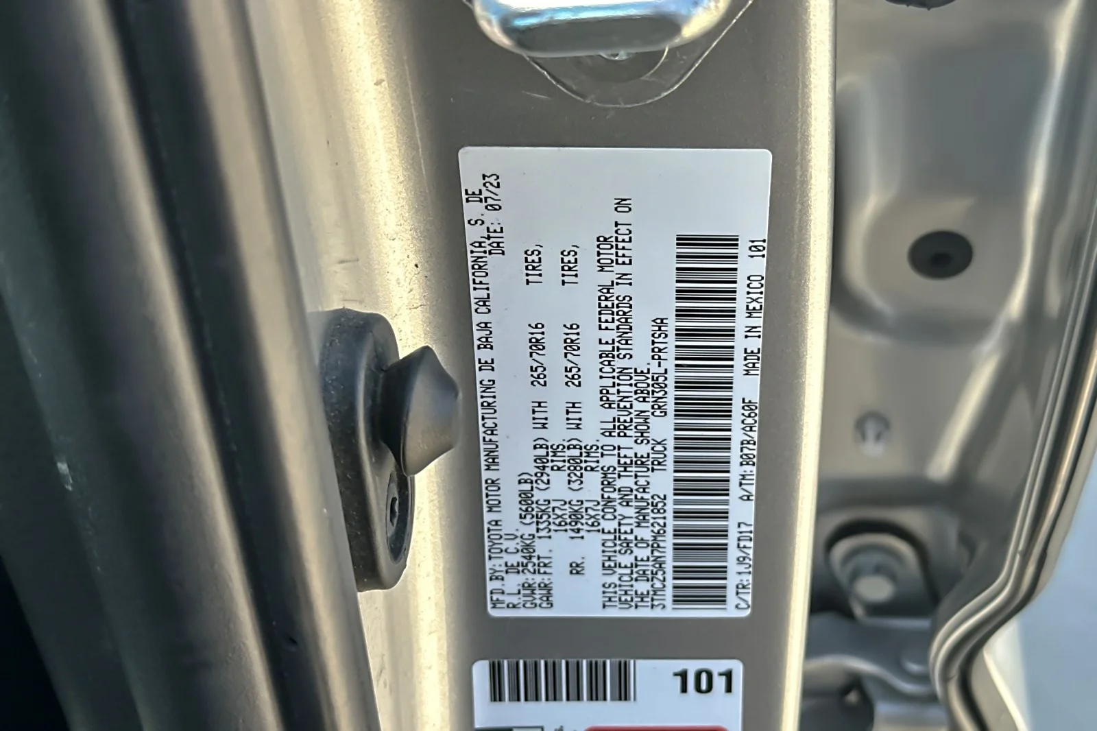 Used 2023 CELESTIAL SILVER MET Toyota TRD Off Road image 26