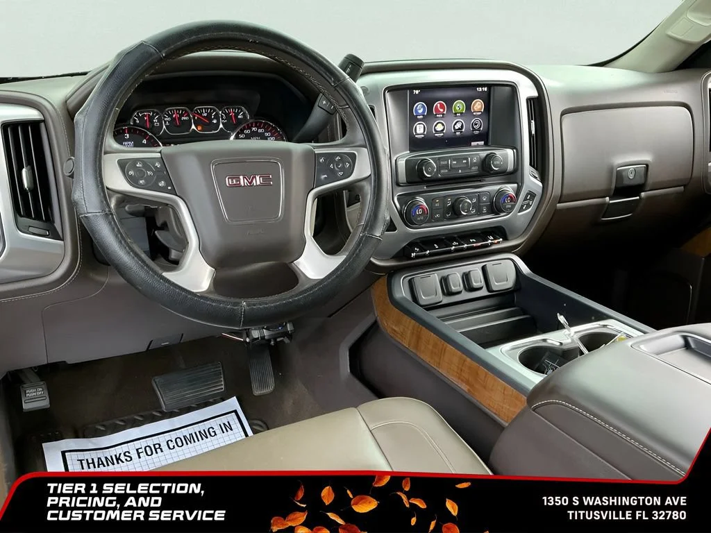 Used 2015 EMERALD GREEN METALLIC GMC SLT image 27