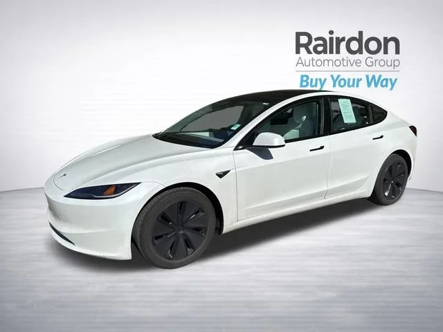Used 2024 Pearl White Multi-Coat Tesla Base image 3