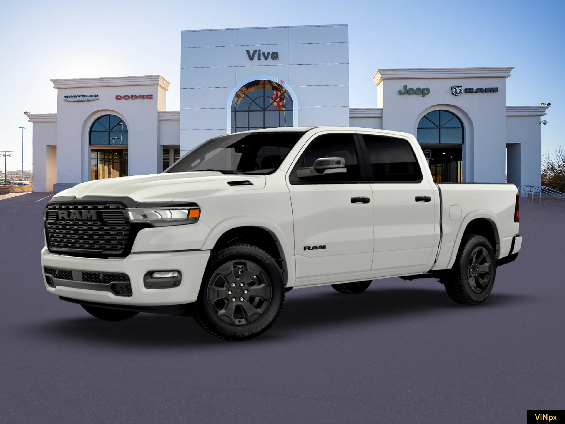 New 2026 Bright White Clear-Coat Exterior Paint RAM LONE STAR image 2