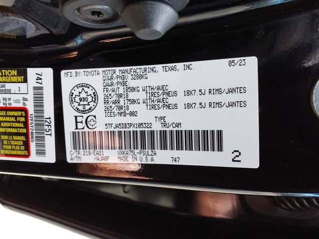 Used 2023 Black Toyota Limited image 25