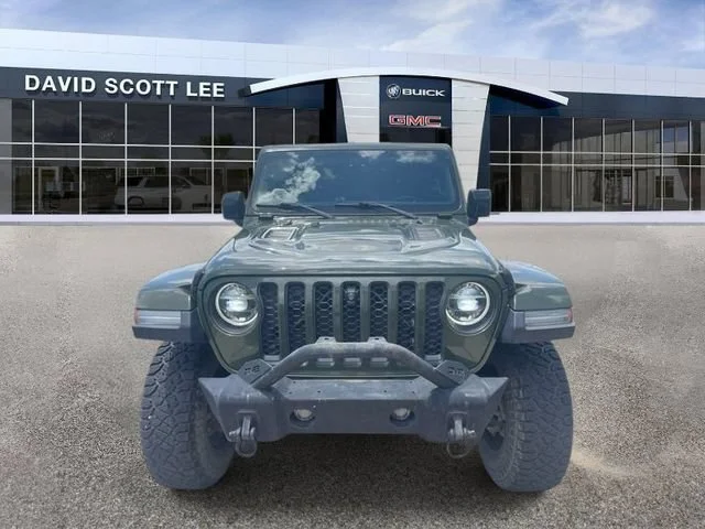 Used 2021 Sarge Green Clearcoat Jeep Unlimited Rubicon image 2