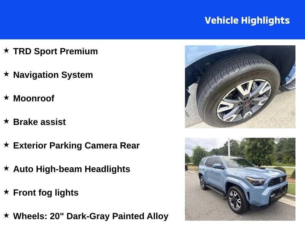 Used 2026 Blue Toyota TRD Sport Premium image 4