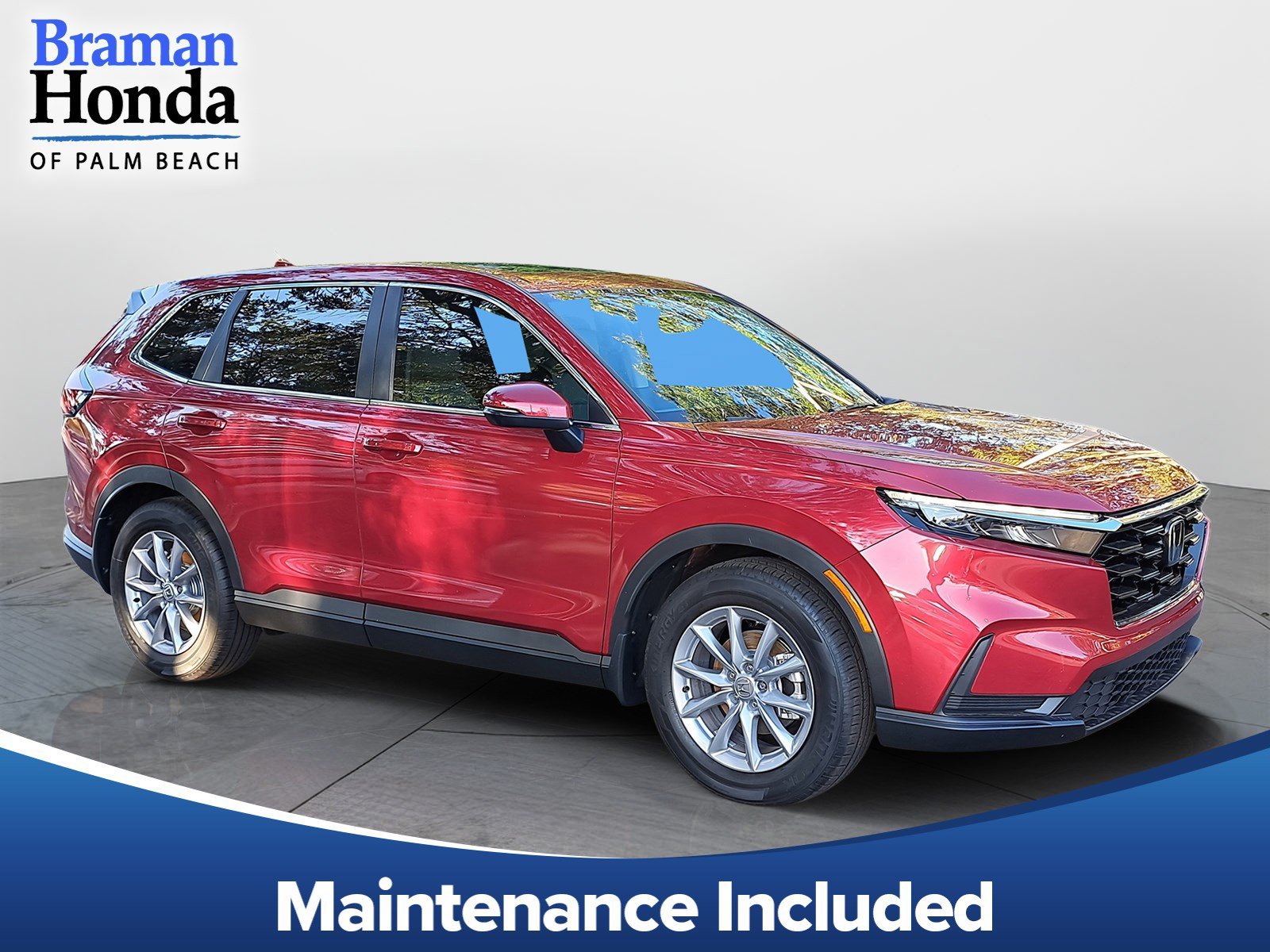 New 2026 Radiant Red Metallic Honda EX image 1