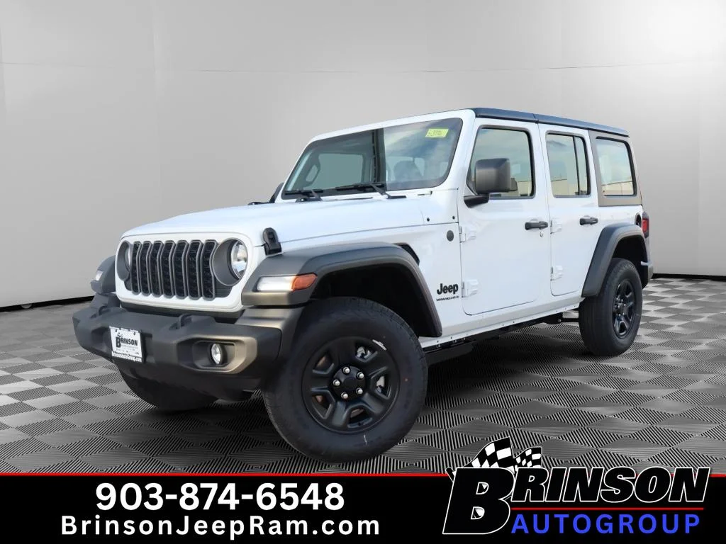 New 2026 Bright White Clearcoat Jeep Sport image 1