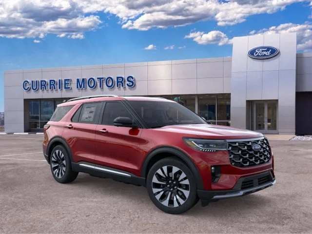 New 2026 Rapid Red Metallic Tinted Clearcoat Ford Platinum image 7