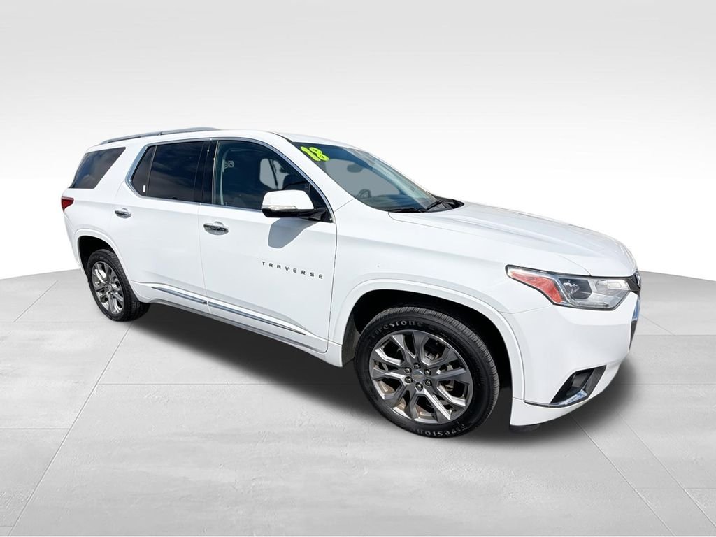 Used 2018 Chevrolet Traverse Premier with VIN 1GNEVJKW9JJ128786 for sale in London, KY