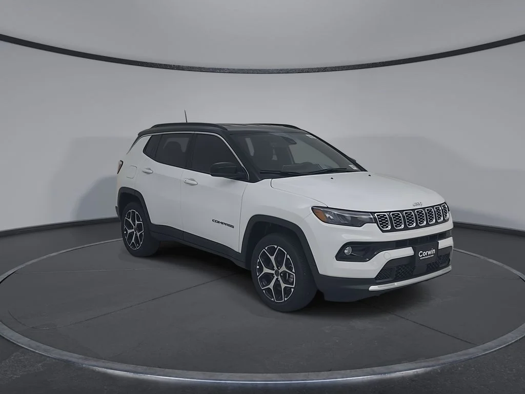 New 2026 Bright White Clear-Coat Exterior Paint Jeep Limited image 3