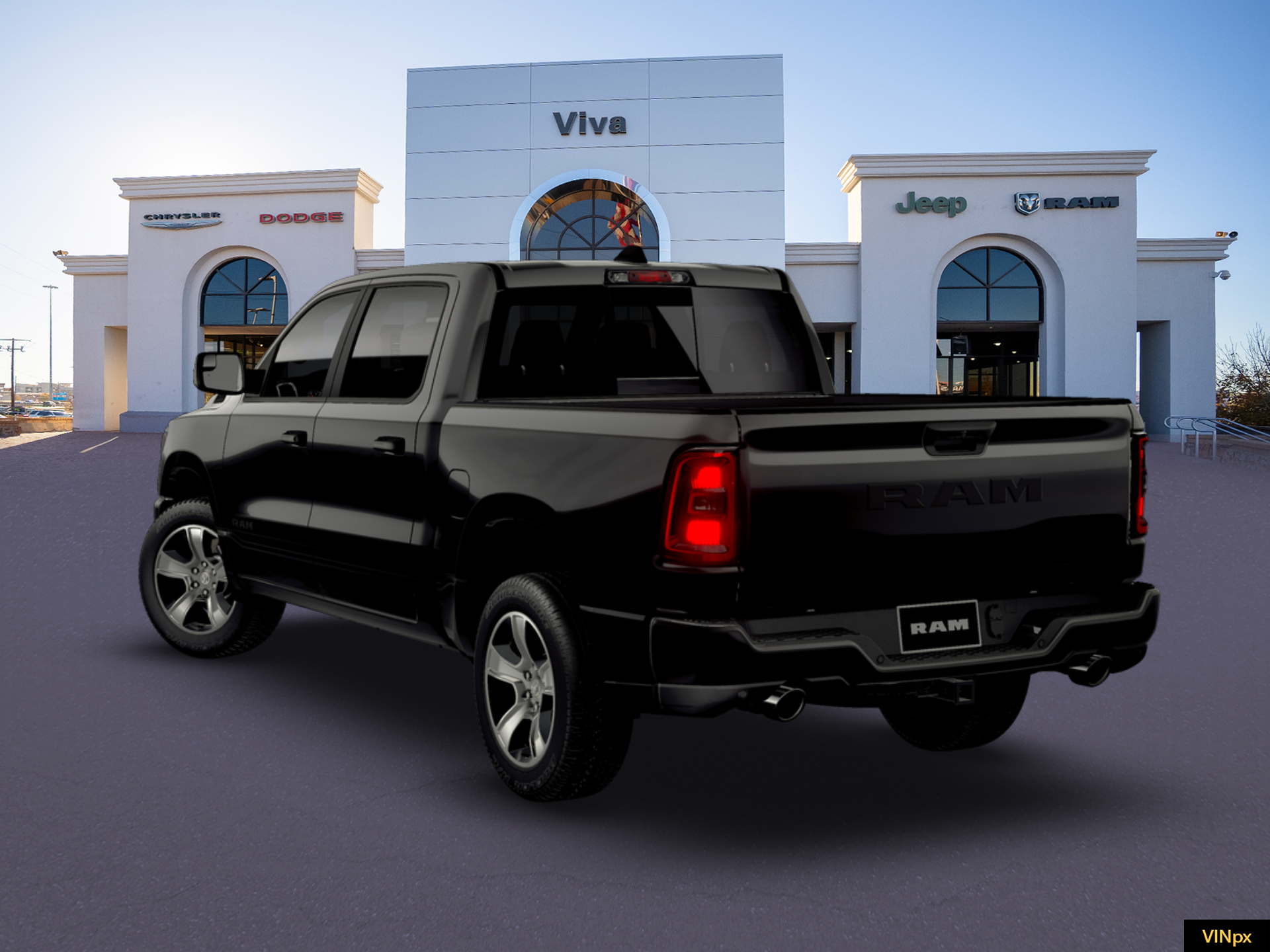 New 2026 Diamond Black Crystal Pearlcoat RAM Express image 5