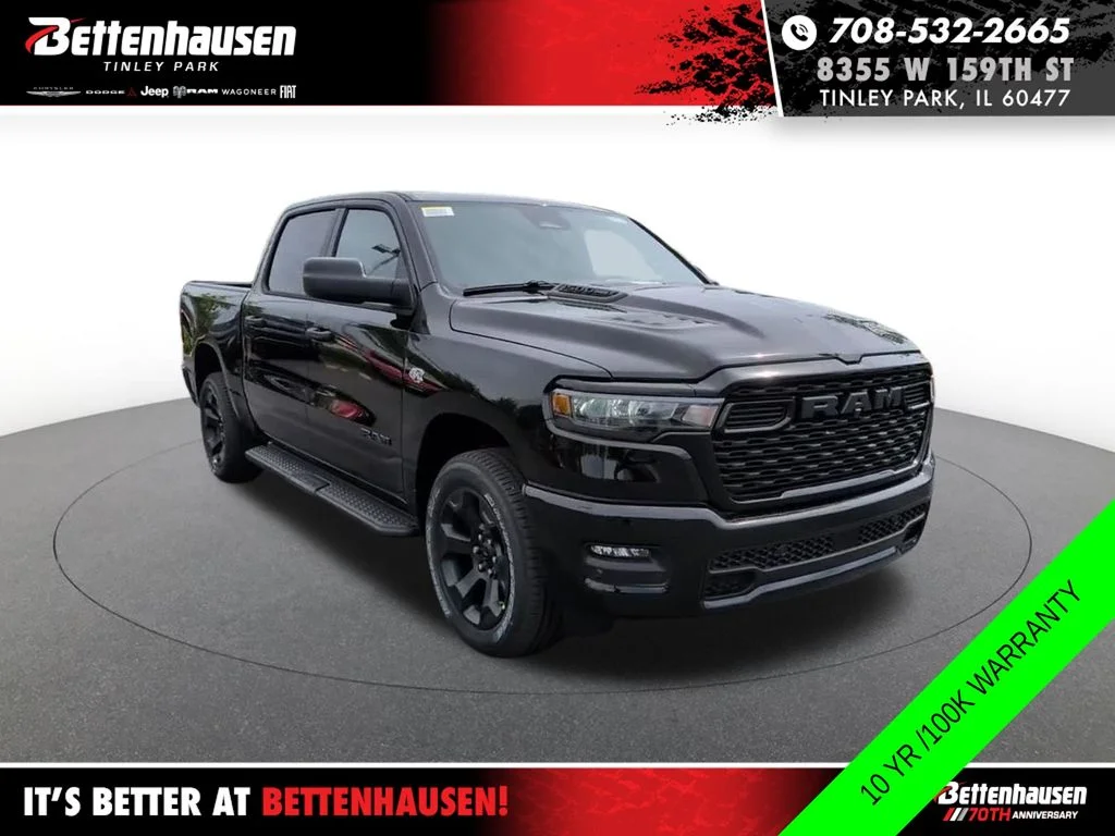New 2026 Diamond Black Crystal Pearlcoat Ram Express image 3