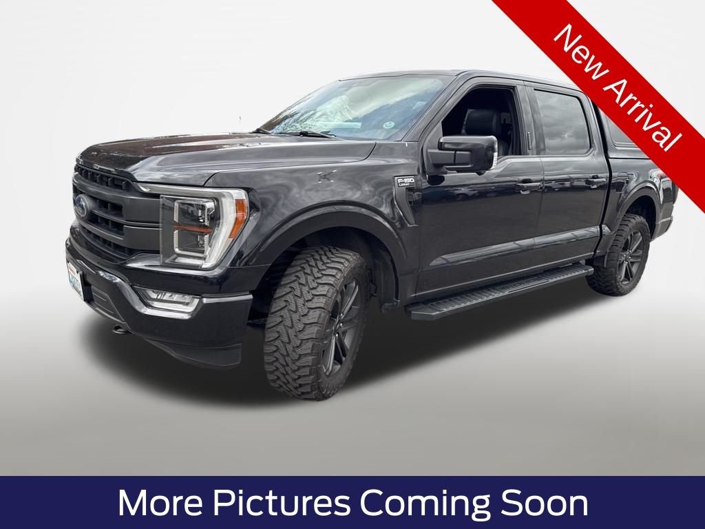 Certified Used 2021 Black Ford Lariat image 1