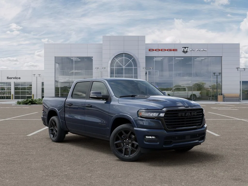 New 2026 Forged Blue Metallic Exterior Paint RAM Laramie image 6