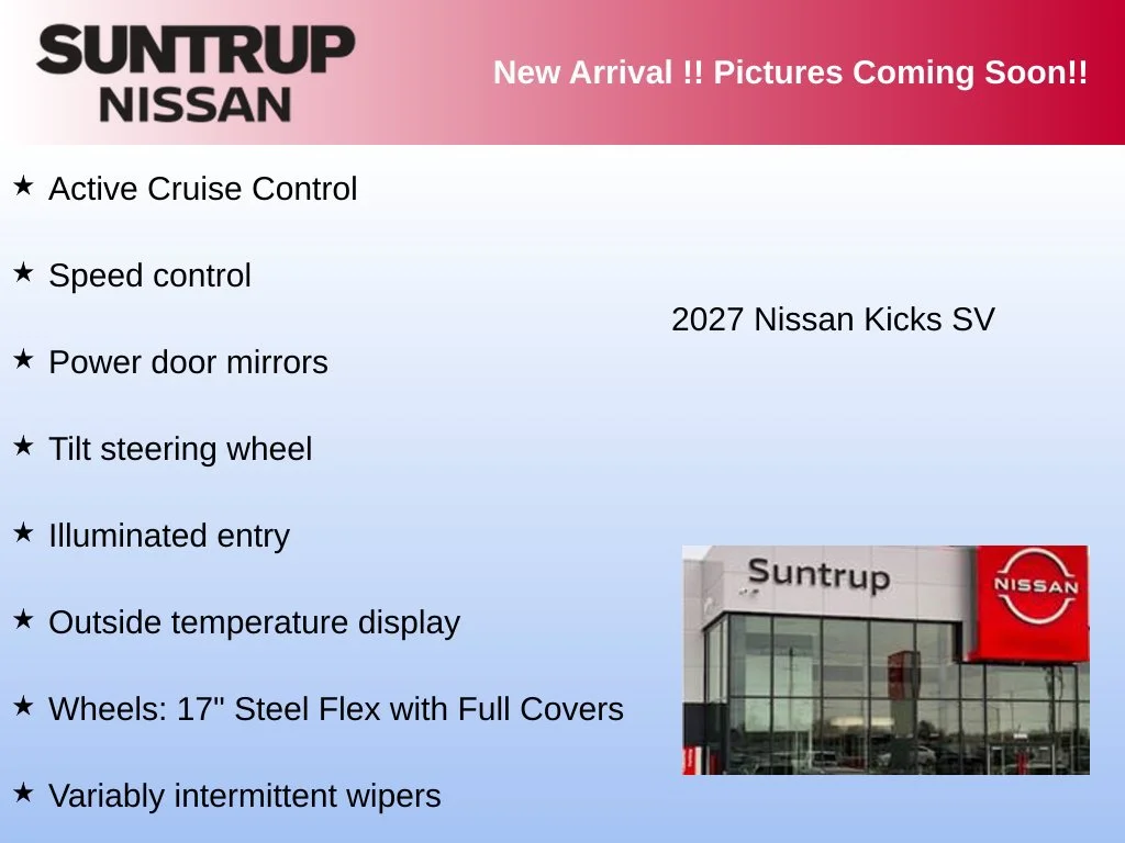 Used 2027 Black Nissan SV image 6