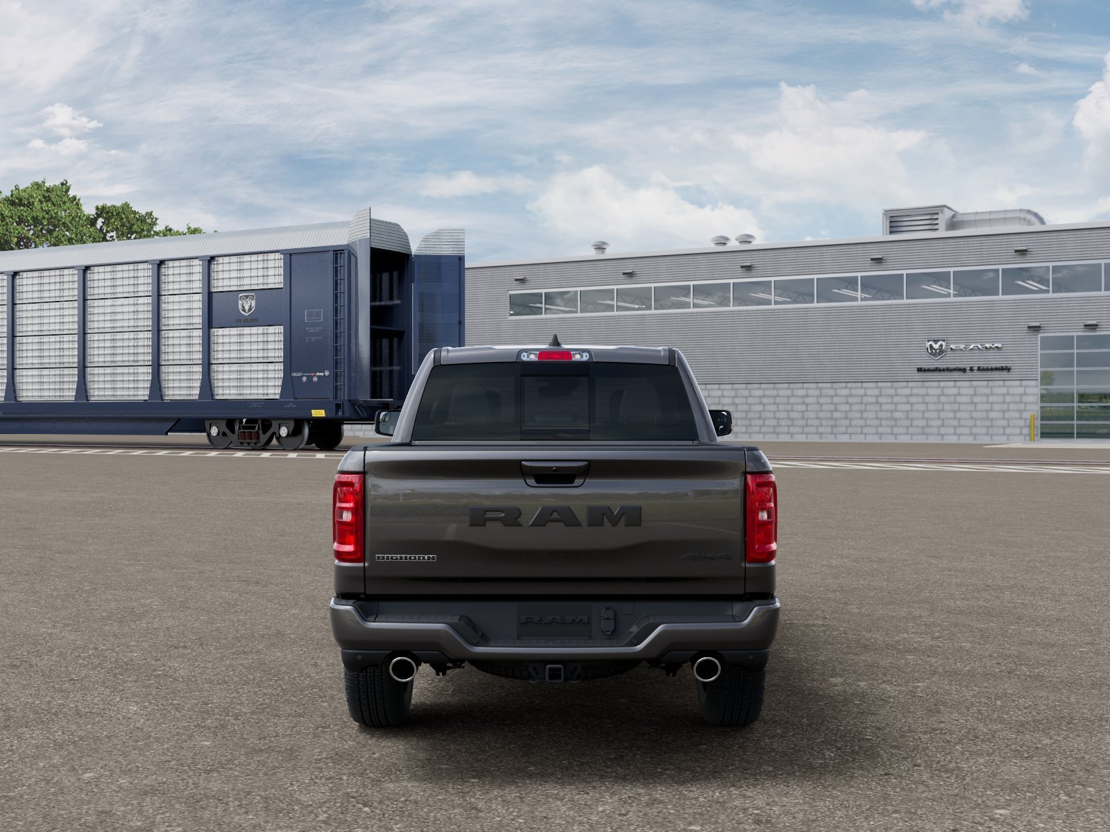 New 2026 Granite Crystal Metallic Clear-Coat Exterior Paint RAM Big Horn/Lone Star image 7