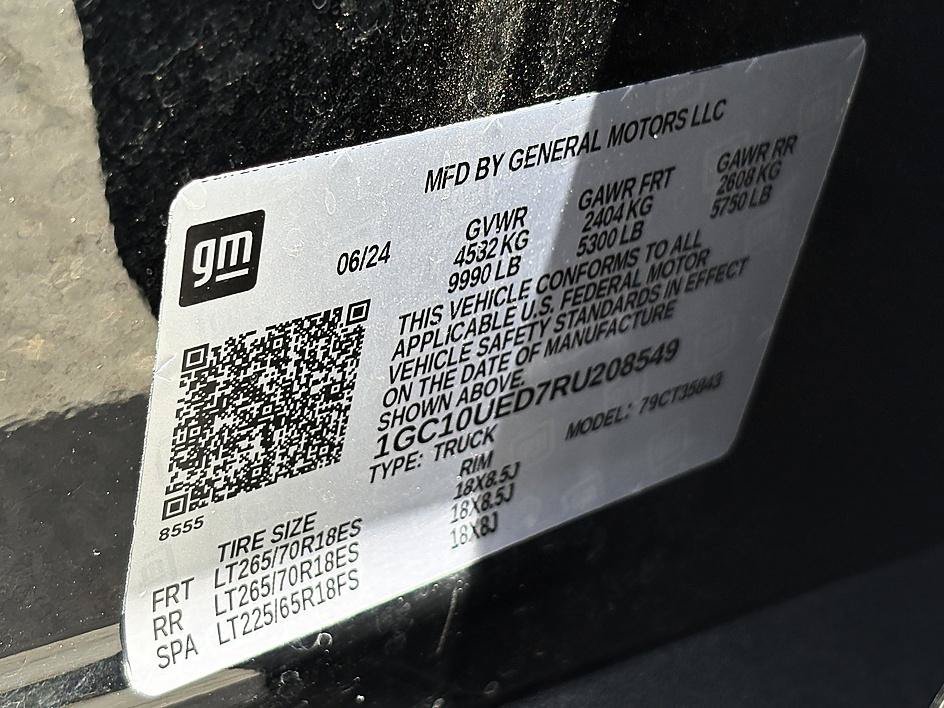 Used 2024 Black Chevrolet Work Truck image 23