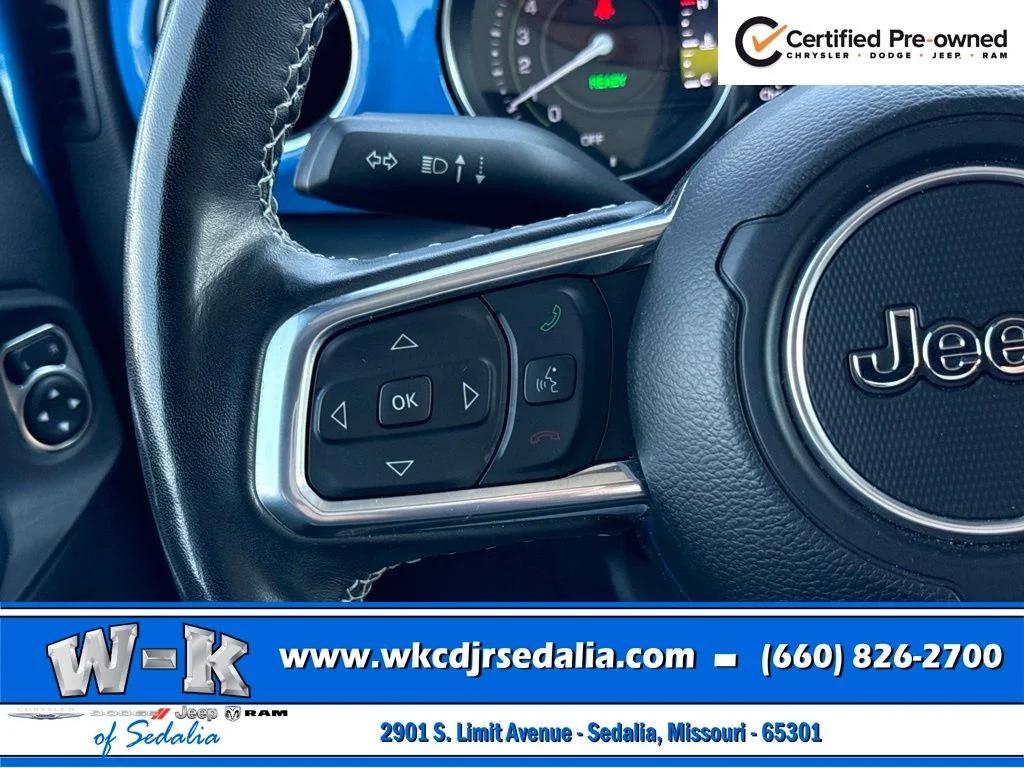 Certified Used 2023 Blue Jeep Sahara 4xe image 43