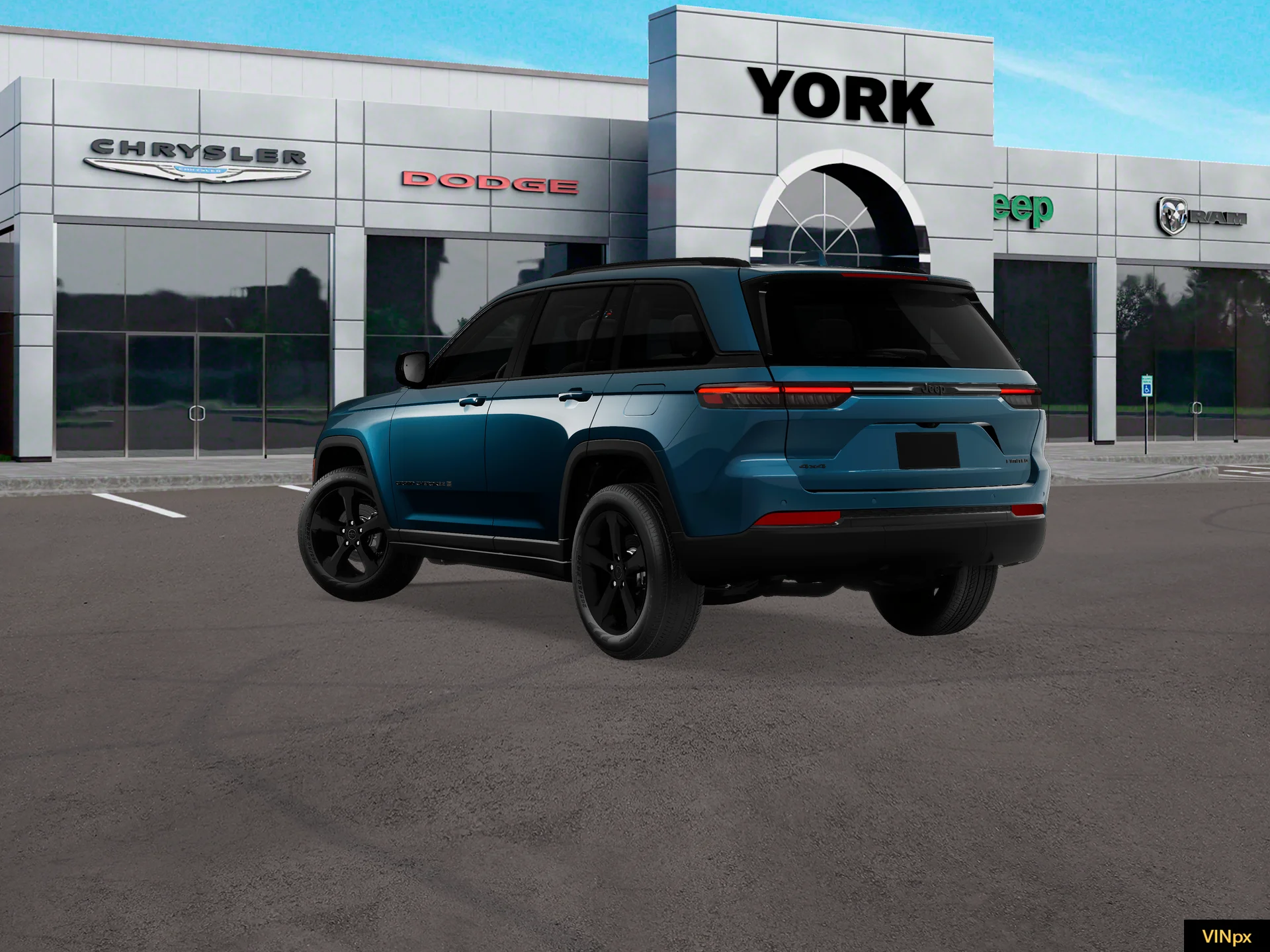 New 2027 Fathom Blue Pearl-Coat Paint Jeep Limited image 5