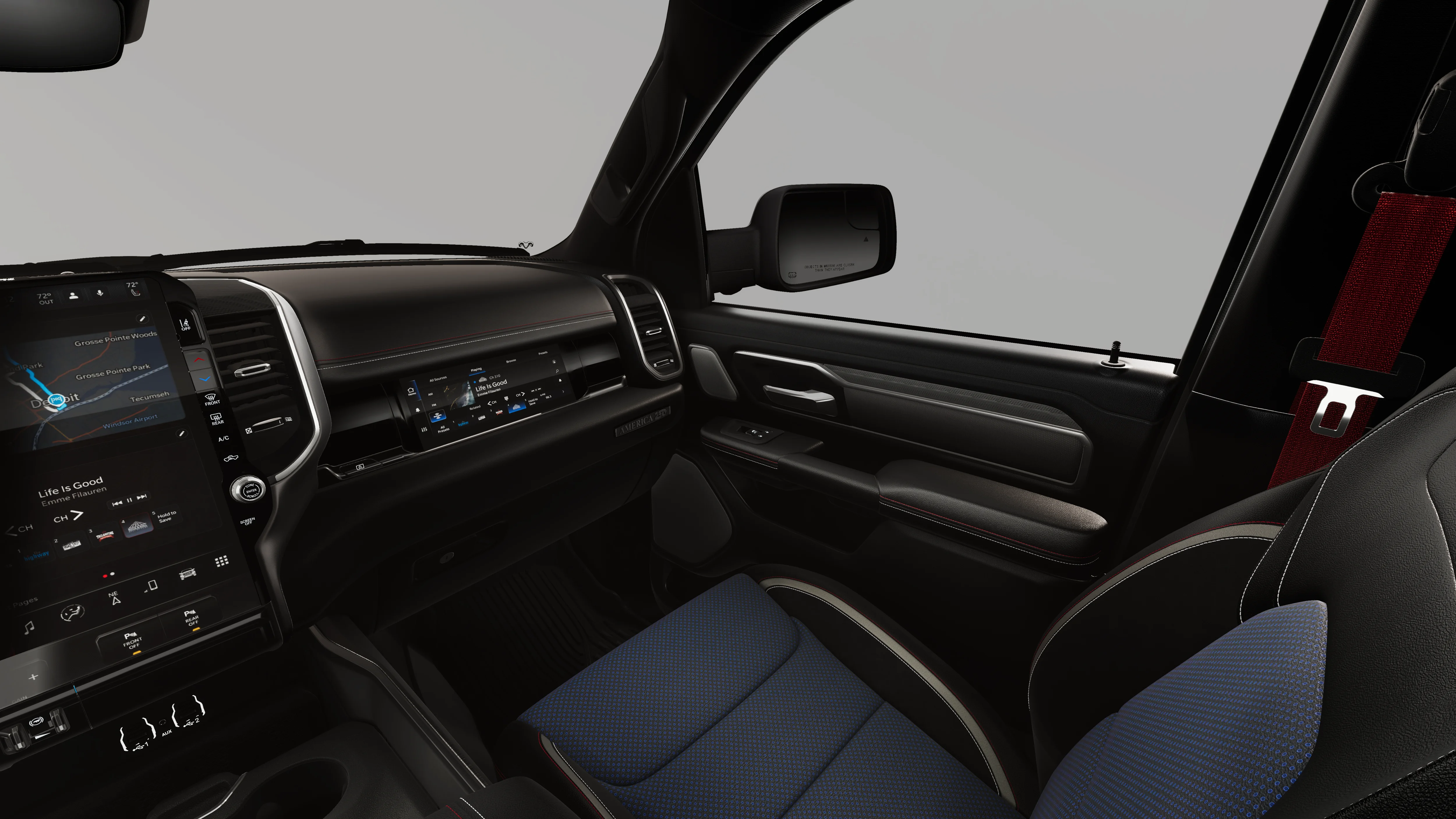 New 2026 Hydro Blue Pearl-Coat Exterior Paint RAM Rebel image 19
