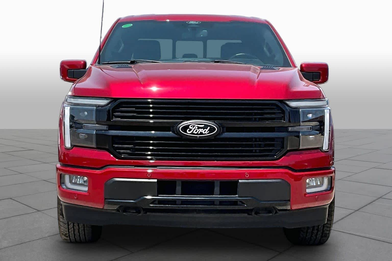 Used 2025 Rapid Red Metallic Tinted Clearcoat Ford Platinum image 4