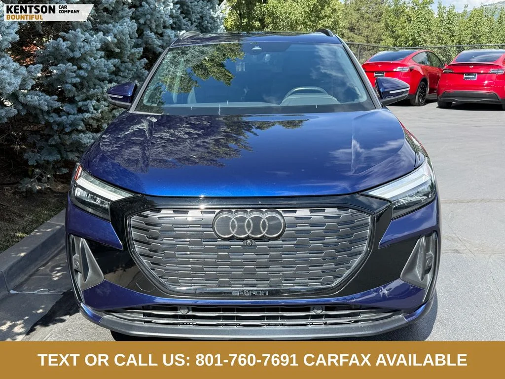 Used 2022 Blue Audi Premium Plus image 2