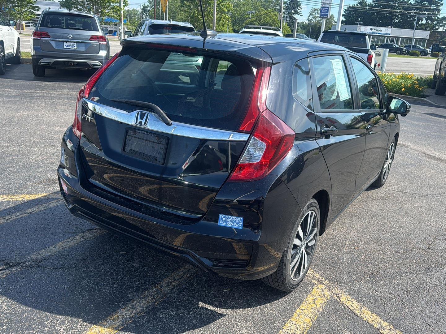 Used 2020 Crystal Black Pearl Honda EX image 6