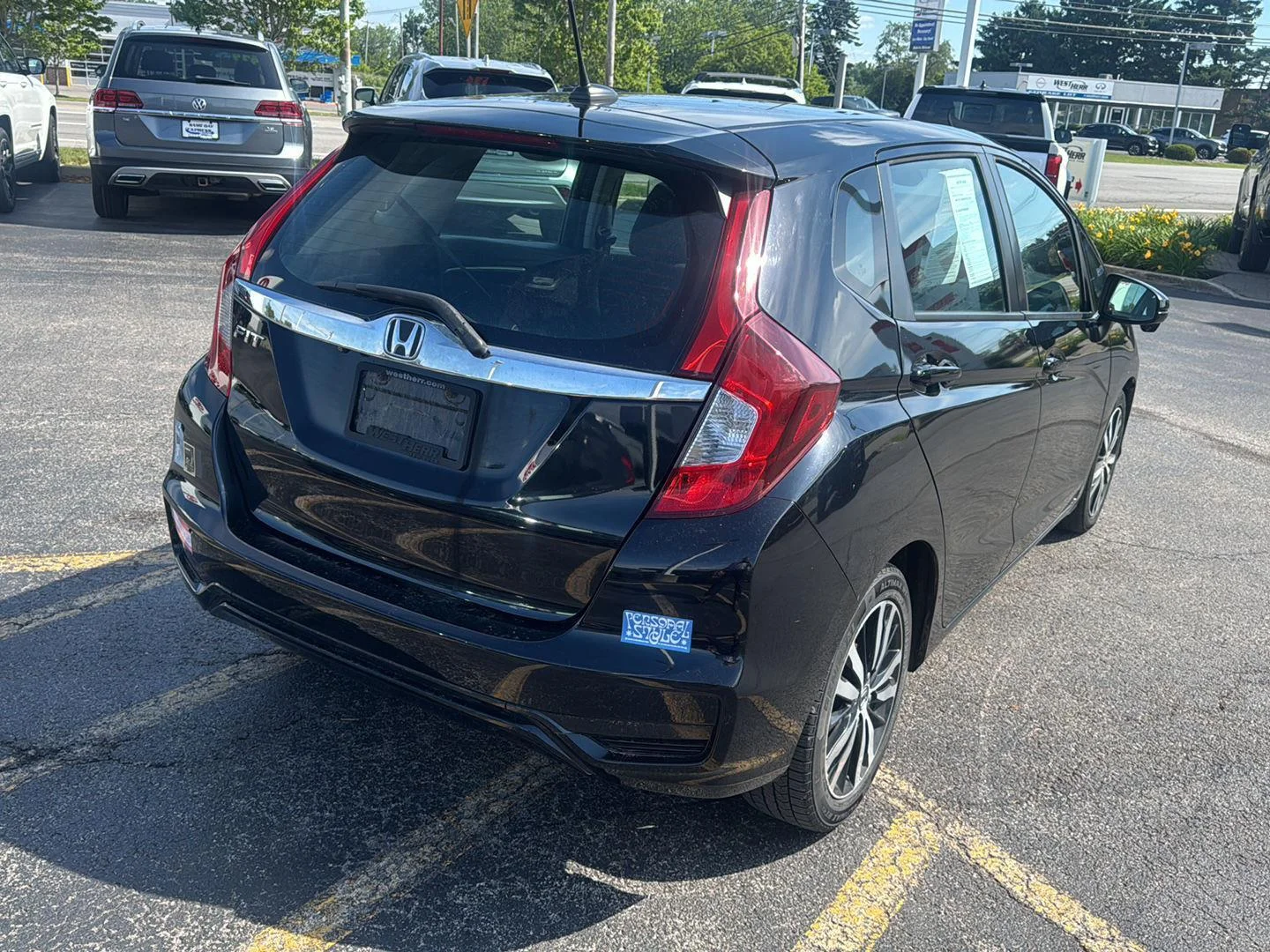 Used 2020 Crystal Black Pearl Honda EX image 6