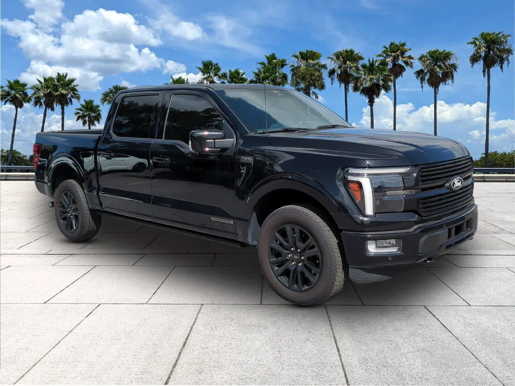Used 2025 Agate Black Metallic Ford Platinum image 2