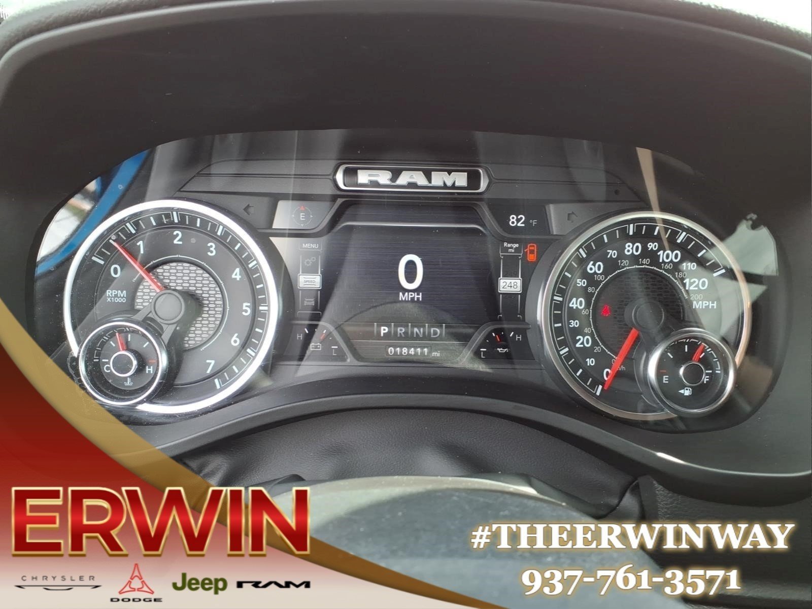 Certified Used 2023 Hydro Blue Pearl Coat RAM Big Horn image 16