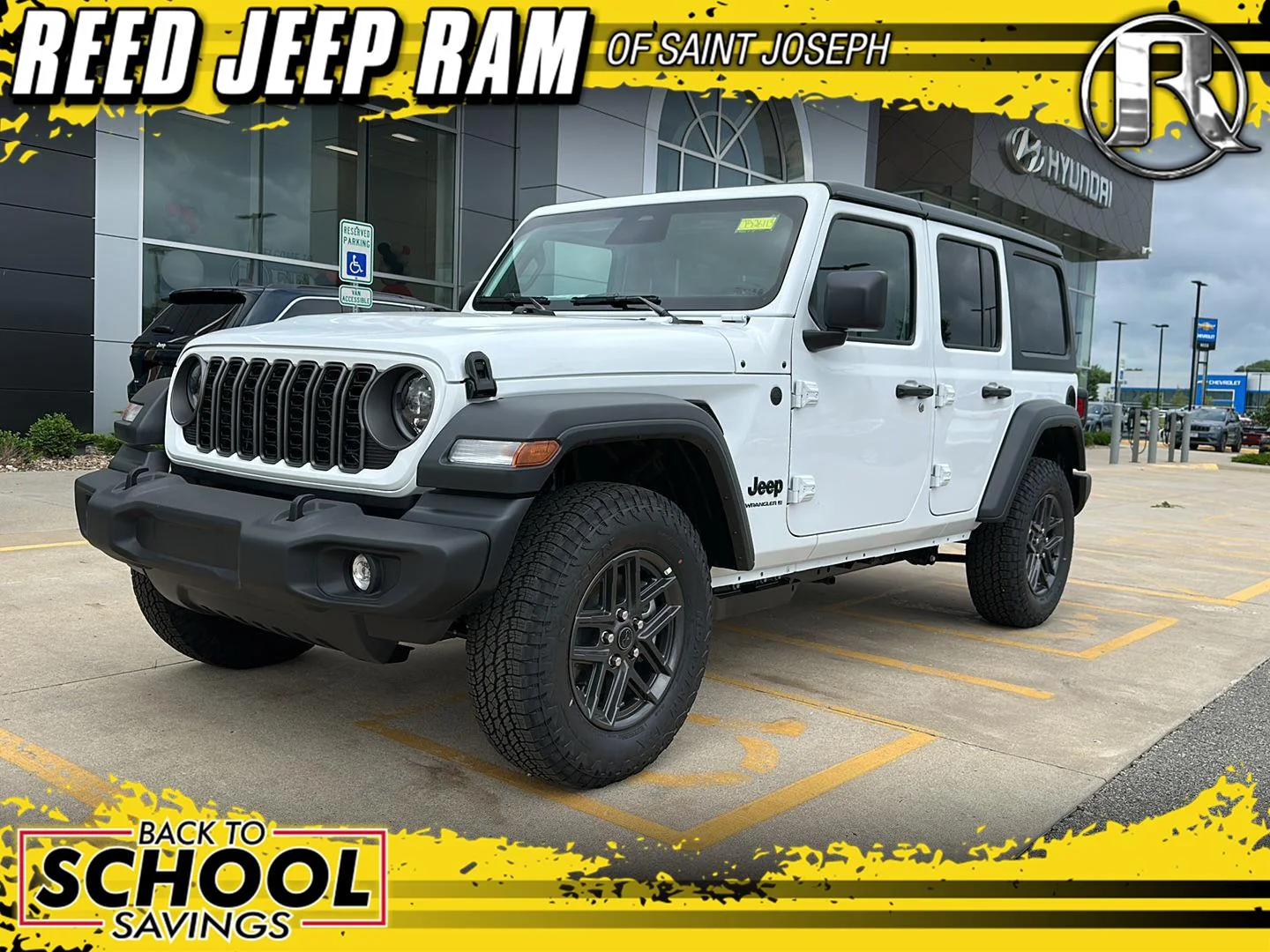 New 2026 Bright White Clearcoat Jeep Sport S image 1