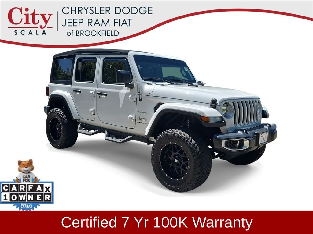 Used 2023 White Jeep Sahara image 1