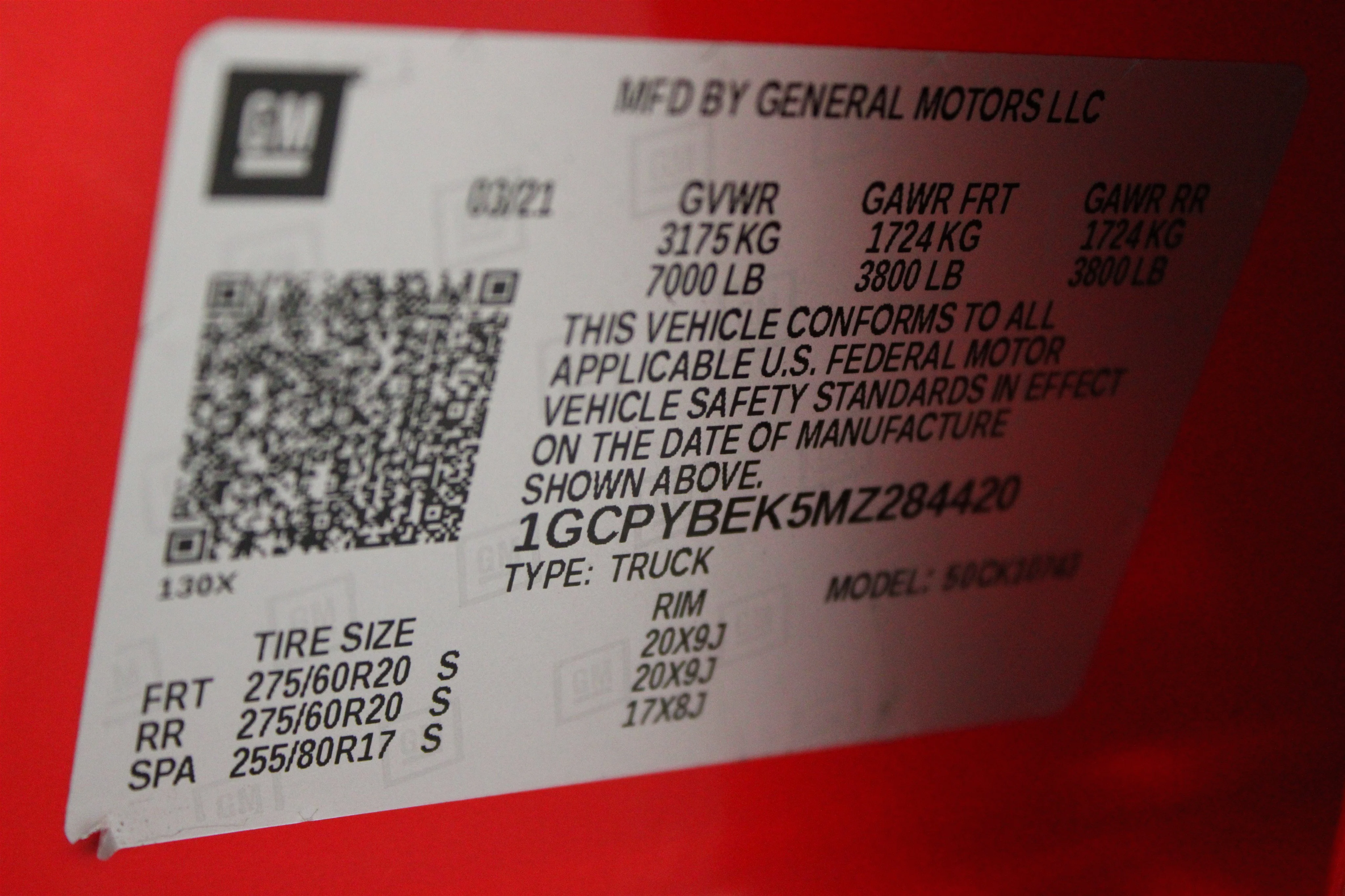 Used 2021 Red Hot Chevrolet Custom image 35
