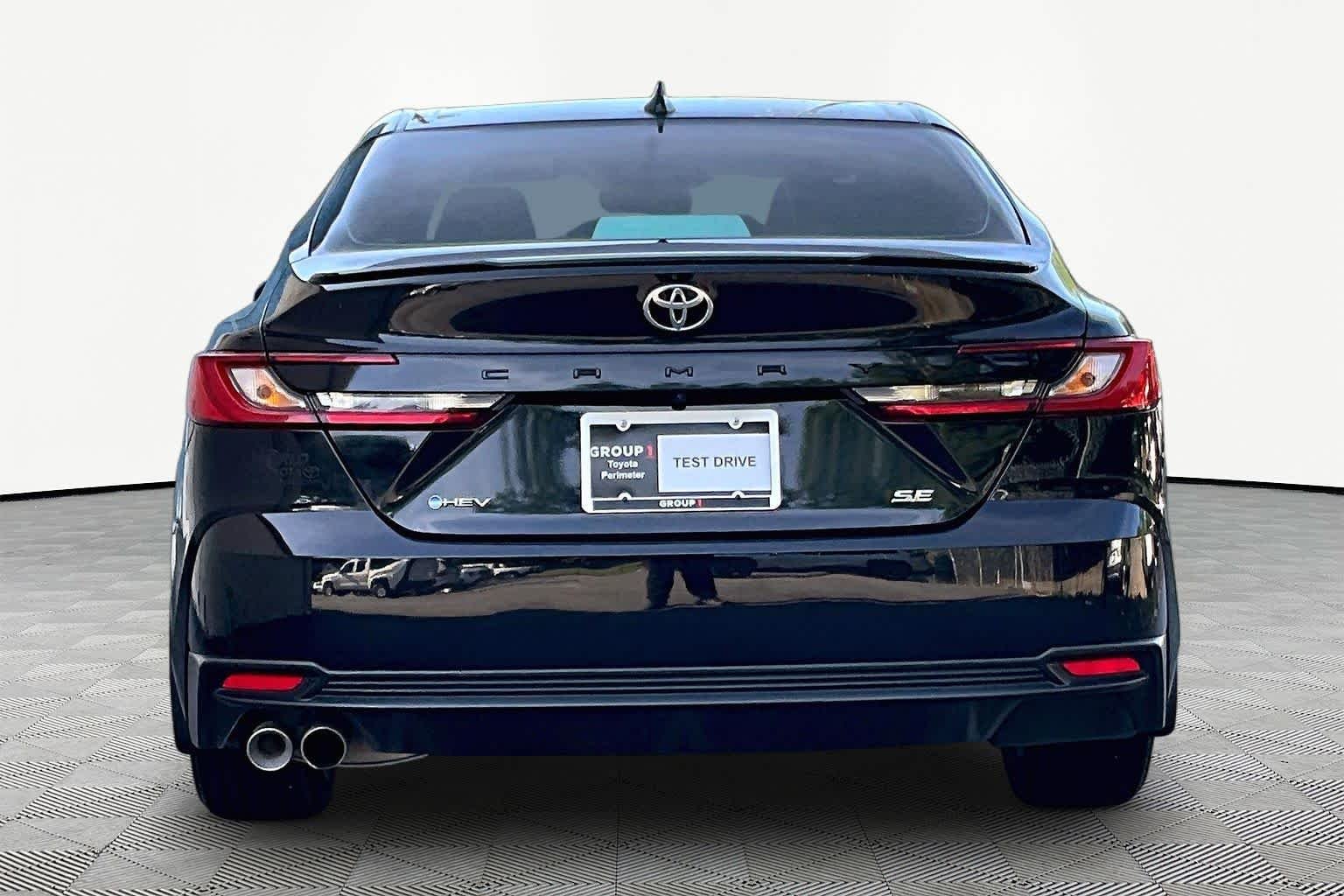 Used 2025 Midnight Black Metallic Toyota SE image 5