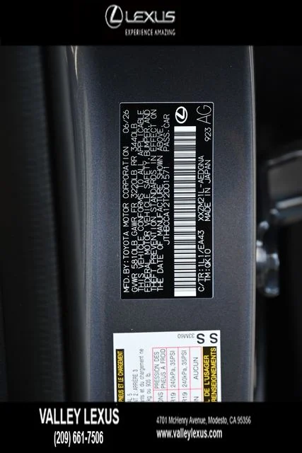 New 2026 Cloudburst Gray Lexus ES 350e PREMIUM image 23