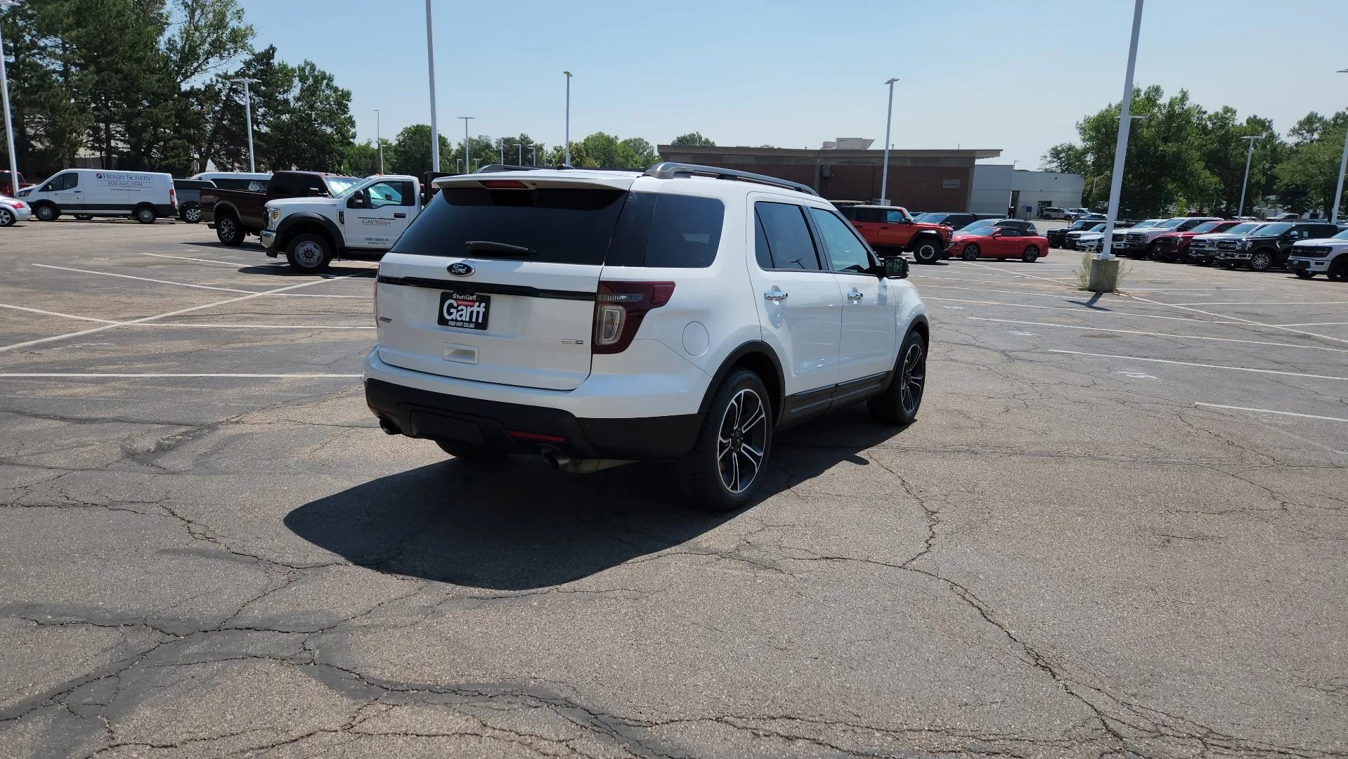 Used 2014 White Platinum Clearcoat Metallic Ford Sport image 7