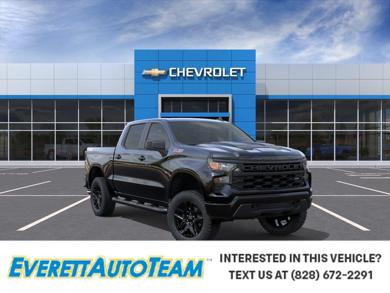 New 2026 Black Chevrolet Custom Trail Boss image 1
