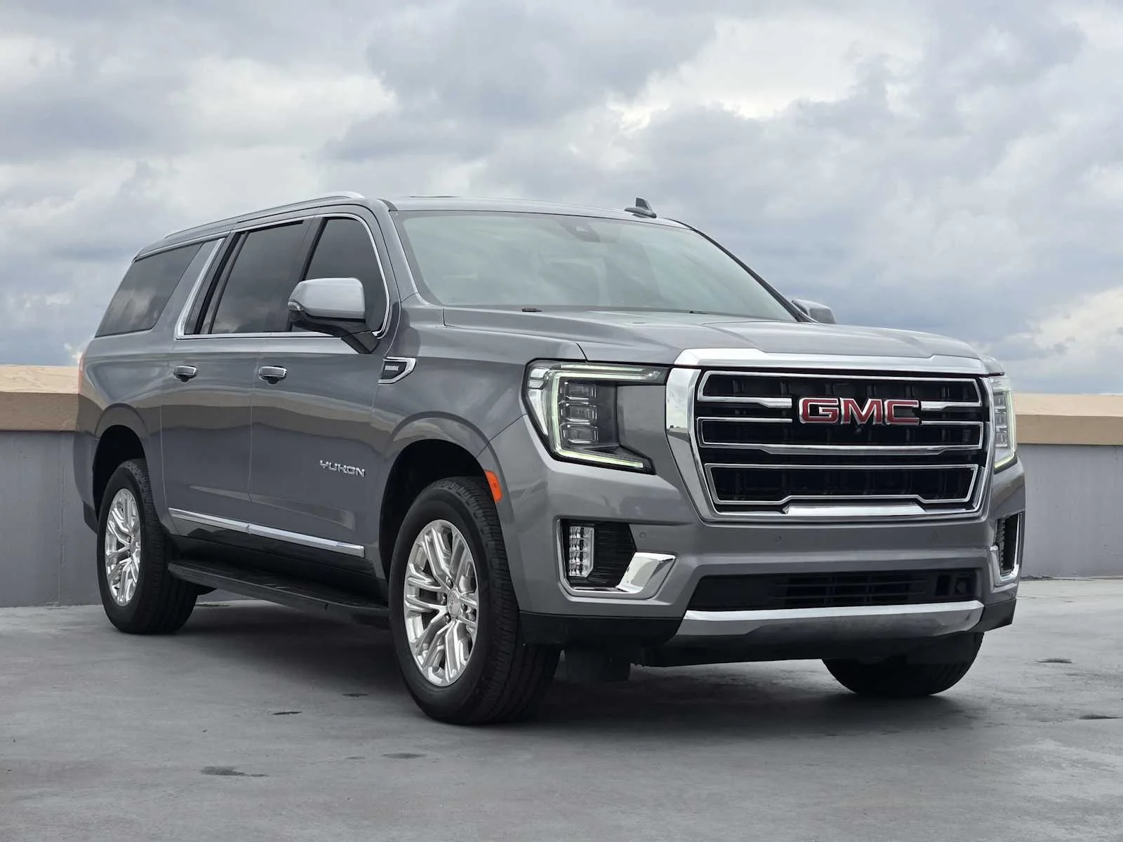 Certified Used 2021 SATIN STEEL METALLIC GMC SLT image 3