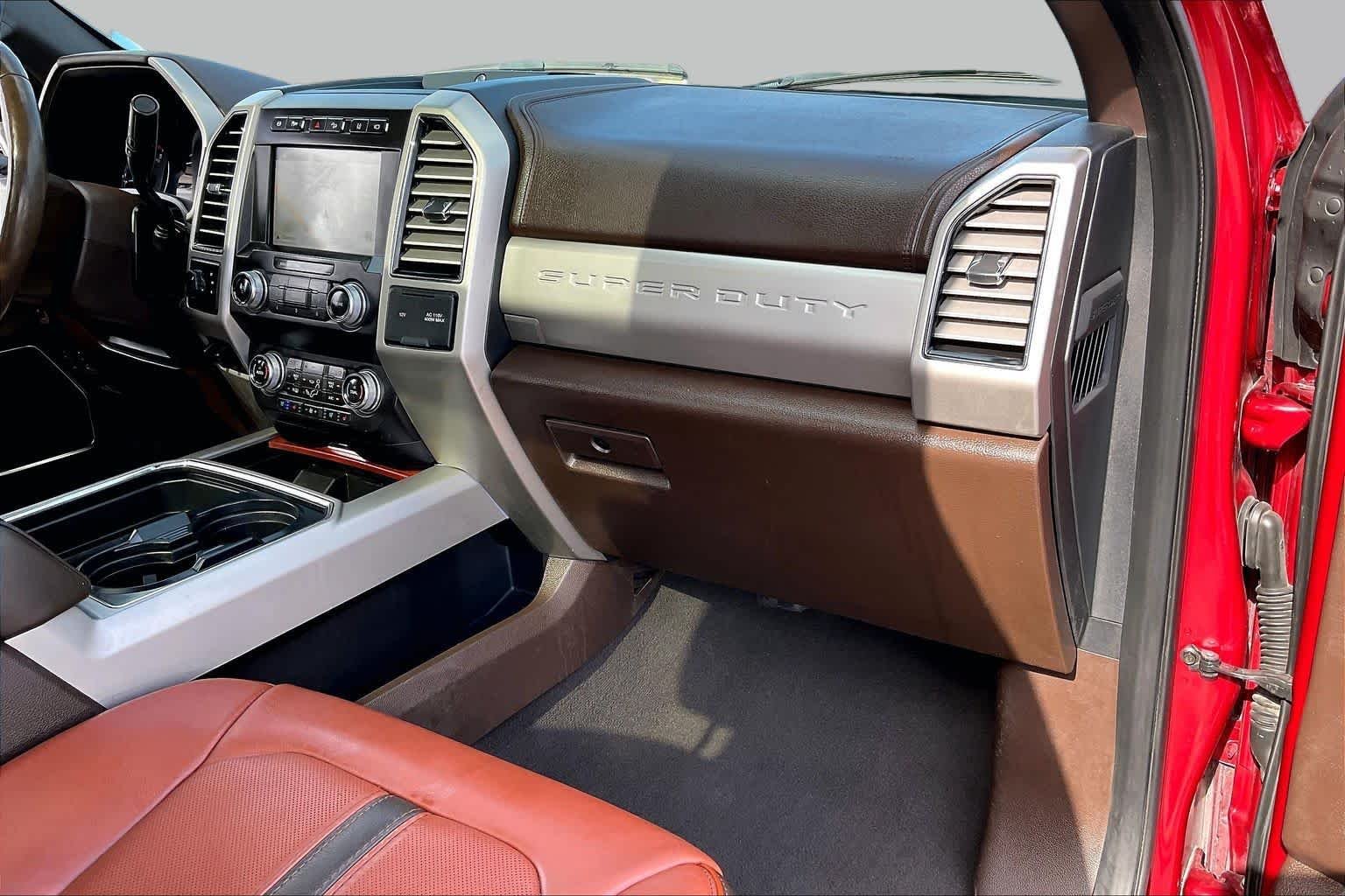 Used 2019 Ruby Red Metallic Tinted Clearcoat/Stone Gray Ford King Ranch image 17