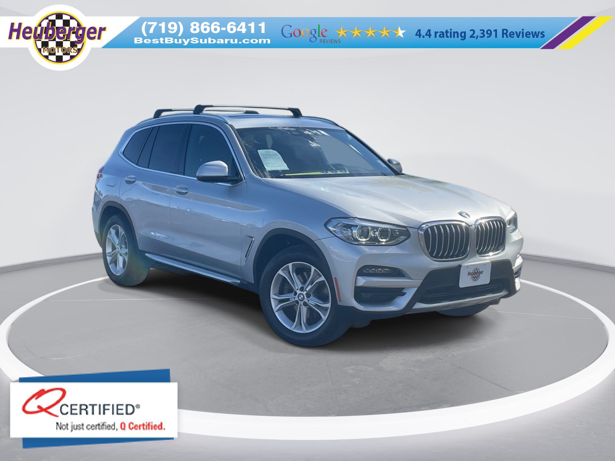 Used 2020 Glacier Silver Metallic BMW xDrive30i image 1