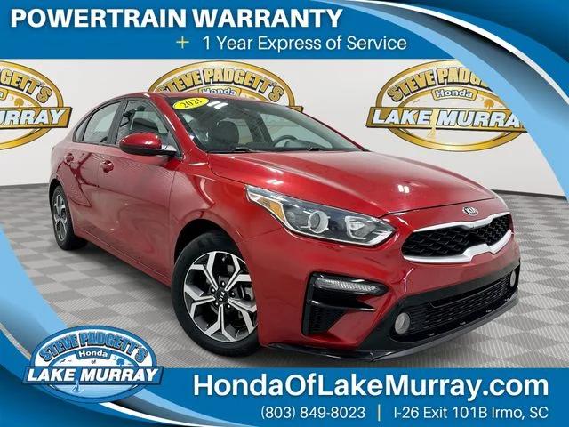 Used 2021 Currant Red Kia LXS image 1