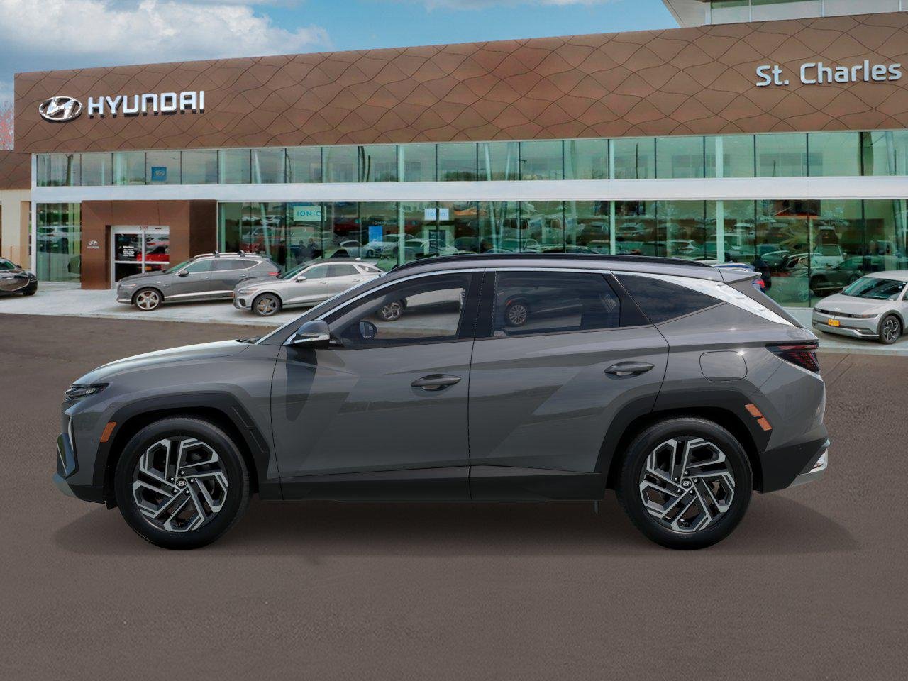New 2026 Hampton Gray Hyundai Limited AWD image 3